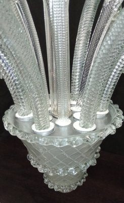 Vintage White Chandelier, 1940s-TTJ-1731735