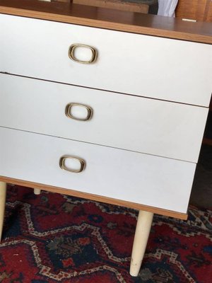 Vintage White Chest of Drawers, 1960s-OXJ-864598