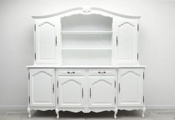 Vintage White Cupboard, 1940s-ZFH-2034980