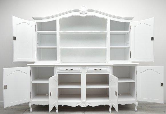 Vintage White Cupboard, 1940s-ZFH-2034980