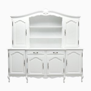 Vintage White Cupboard, 1940s-ZFH-2034980