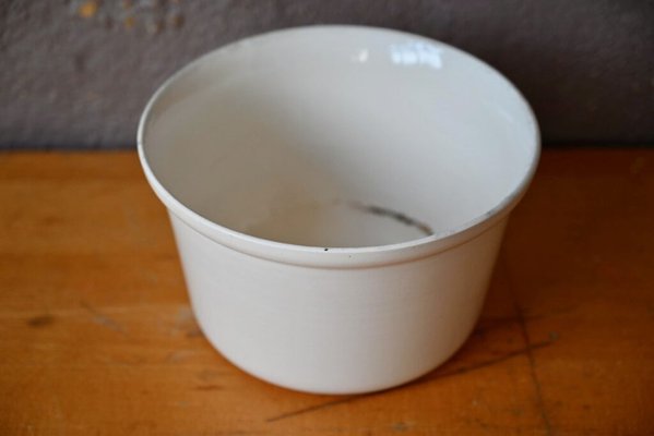 Vintage White Earthenware Jar Cache, 1920s-AIU-1771307