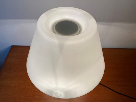 Vintage White Lacquered Metal Lamp from Guzzini, 1970s-ZYJ-971866