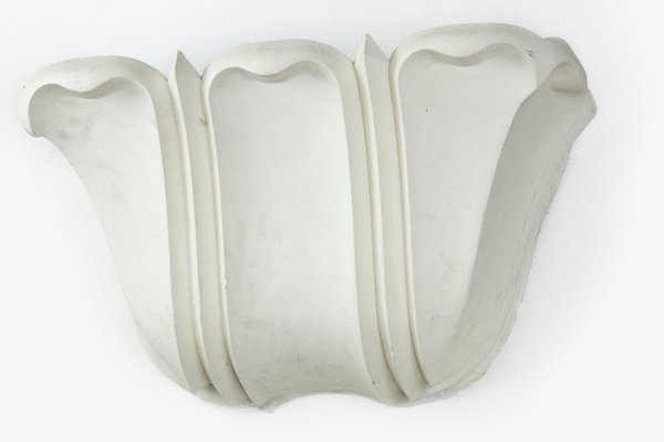 Vintage White Sconce, 1940s-IDB-1719120