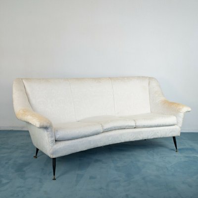 Vintage White Sofas by Ico Luisa Parisi, 1960s, Set of 3-ZLY-725961