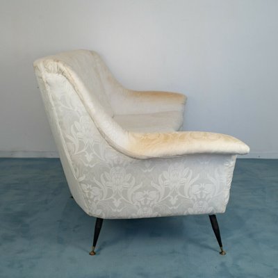 Vintage White Sofas by Ico Luisa Parisi, 1960s, Set of 3-ZLY-725961