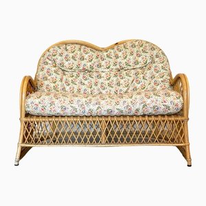 Vintage Wicker and Bamboo Sofa from Gervasoni 1980s-NPC-1317592