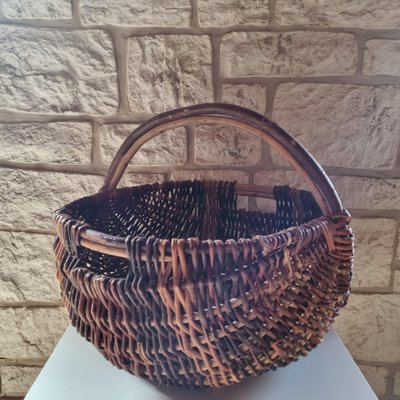 Vintage Wicker Basket, 1950s-GSF-1803241