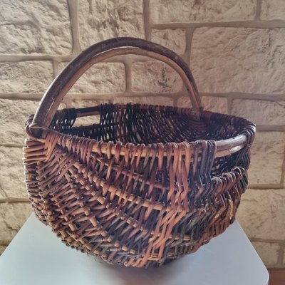 Vintage Wicker Basket, 1950s-GSF-1803241