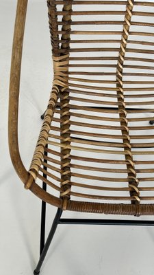 Vintage Wicker Chair in Rattan, 1960s-RUC-1424602