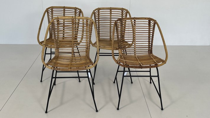 Vintage Wicker Chair in Rattan, 1960s-RUC-1424602