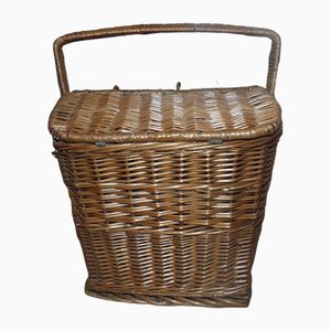 Vintage Wicker Picnic Basket-CAQ-1160798