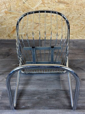 Vintage Wire Chair in Metal and Chrome-Plated Design, 1960s, Set of 2-EJL-1723268