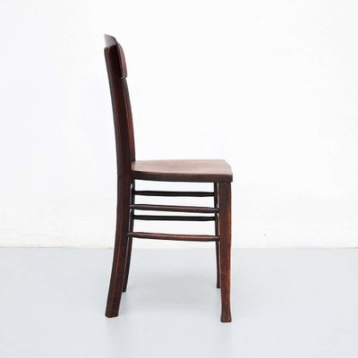 Vintage Wood Bistro Chairs from Luterma, Set of 12-WM-1260389