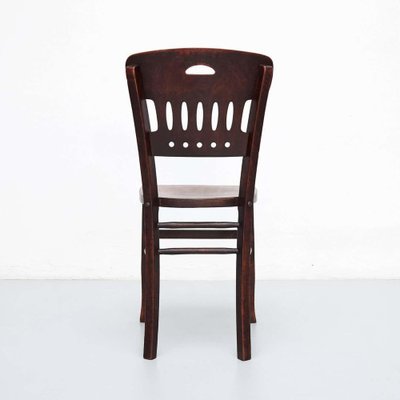 Vintage Wood Bistro Chairs from Luterma, Set of 12-WM-1260389