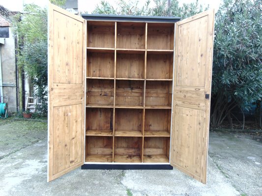 Vintage Wood Bookcase, 1930s-GZF-1088691