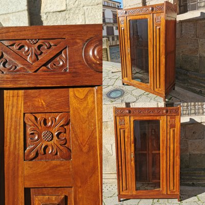 Vintage Wood Bookcase, 1940s-GEL-866128