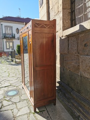 Vintage Wood Bookcase, 1940s-GEL-866128