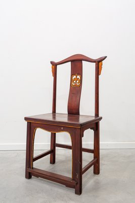 Vintage Wood Chinese Chair-UJE-1146885