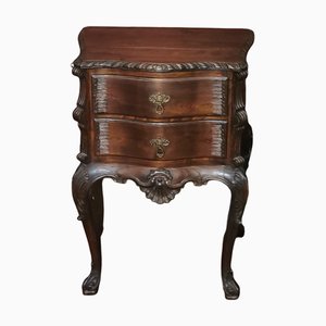 Vintage Wood Side Table-GEL-1076373