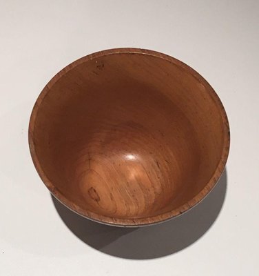 Vintage Wooden Bowl, 1970s-BA-1365840