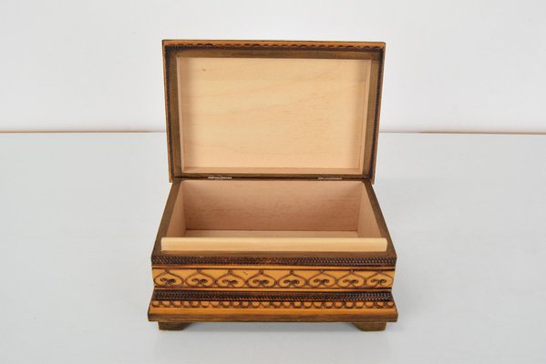 Vintage Wooden Box, 1960s-TZ-1241205