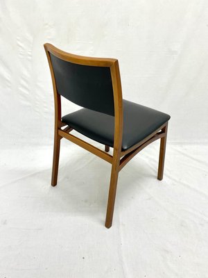 Vintage Wooden Chairs in Skai, Italy, 1960s, Set of 4-FDH-2017204