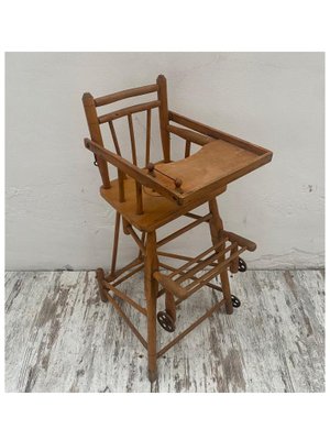 Vintage Wooden Children's Chair-DDQ-1787210