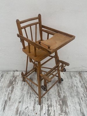 Vintage Wooden Children's Chair-DDQ-1787210