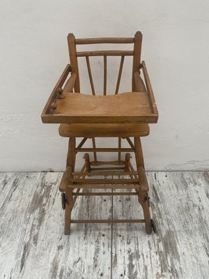 Vintage Wooden Children's Chair-DDQ-1787210