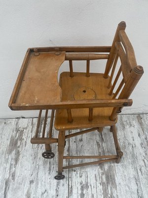 Vintage Wooden Children's Chair-DDQ-1787210