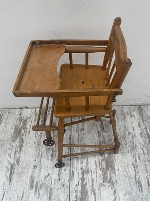 Vintage Wooden Children's Chair-DDQ-1787210