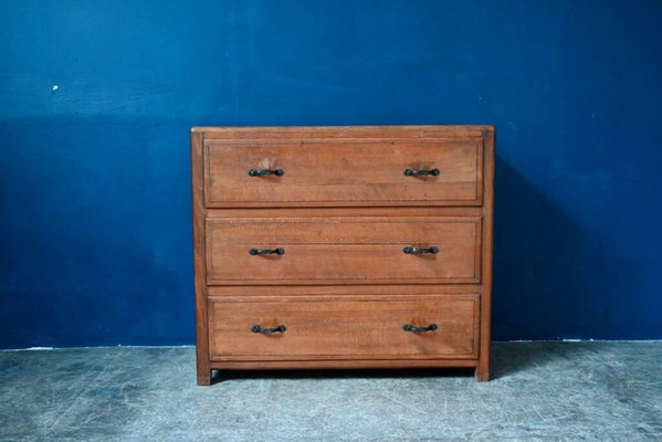 Vintage Wooden Country Chest of Drawers-AIU-1786485