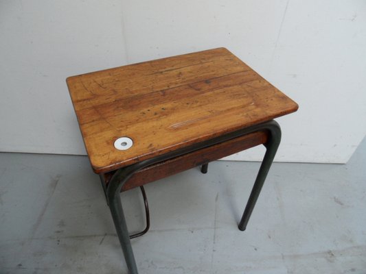 Vintage Wooden Desk, 1950s-PNJ-1746970