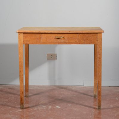 Vintage Wooden Desk with Drawer-RAQ-2032806