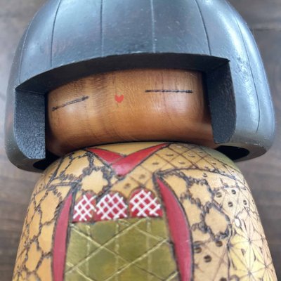 Vintage Wooden Kokeshi Doll by Kazuo Takamizawa, Japan, 1970s-DWL-1799209