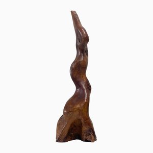 Vintage Wooden Sculpture, 1950s-XLH-1705470