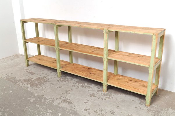 Vintage Wooden Shelving Unit, 1960s-AOX-1768666