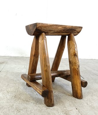 Vintage Wooden Stools, 1970s-IRH-1741659