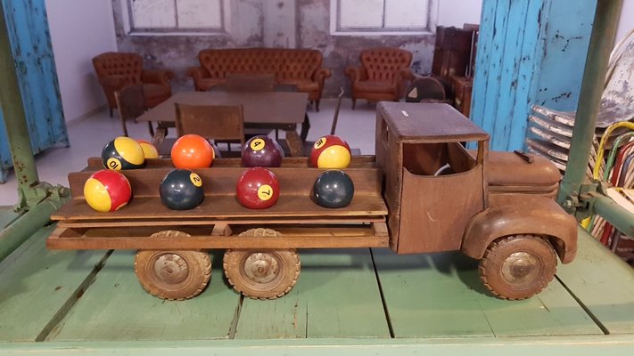 Vintage Wooden Toy Car from Dejou-NA-692130