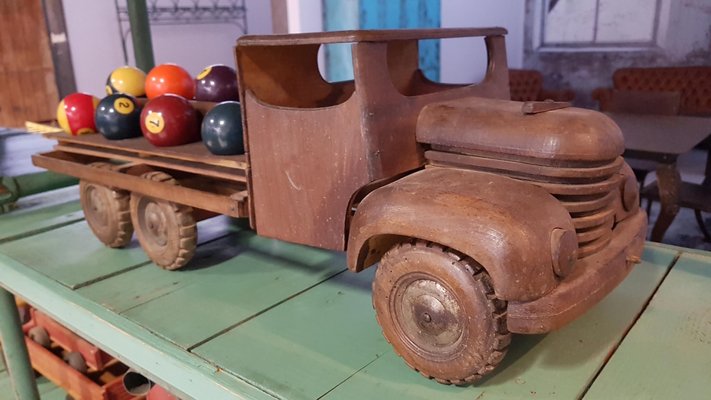 Vintage Wooden Toy Car from Dejou-NA-692130