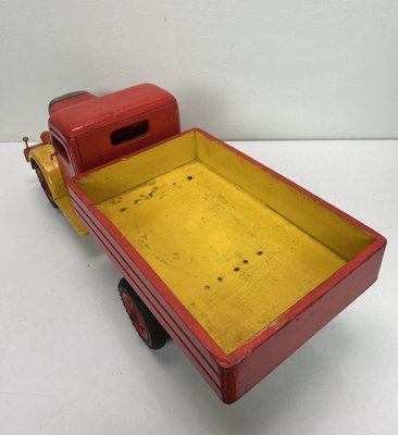 Vintage Wooden Toy Truck attributed Bigge, Germany, 1950s-WZZ-1727097