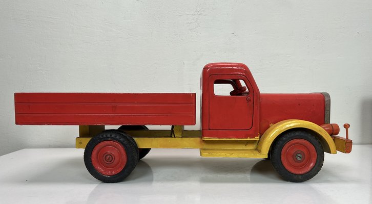 Vintage Wooden Toy Truck attributed Bigge, Germany, 1950s-WZZ-1727097