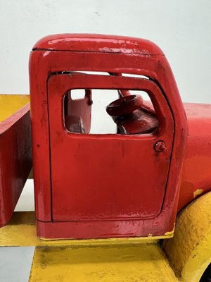 Vintage Wooden Toy Truck attributed Bigge, Germany, 1950s-WZZ-1727097