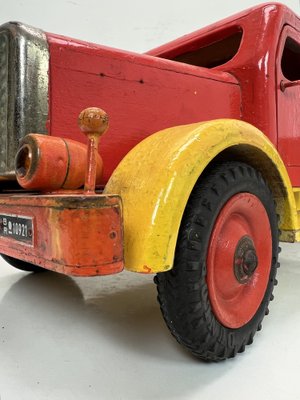 Vintage Wooden Toy Truck attributed Bigge, Germany, 1950s-WZZ-1727097