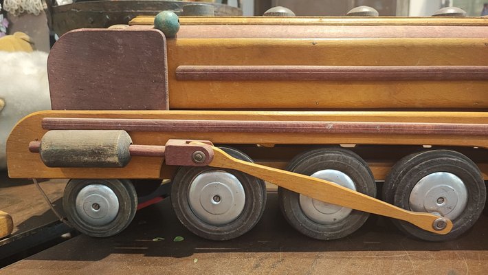 Vintage Wooden Train, 1950s-NA-1756622