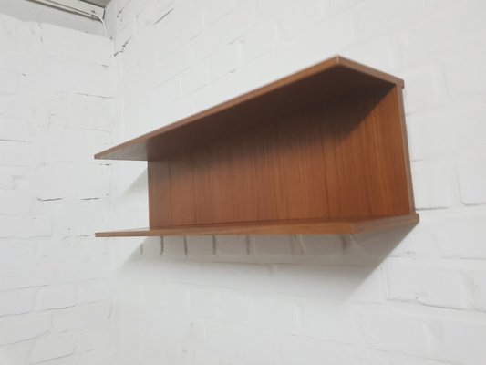 Vintage Wooden Wall Shelf from Walter Renz, 1960s-YFS-1378260