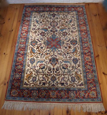 Vintage Wool and Silk Rug-LCV-1363973