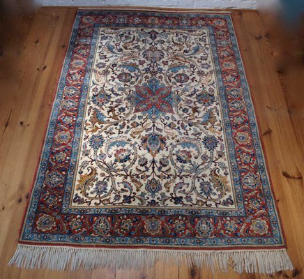 Vintage Wool and Silk Rug-LCV-1363973