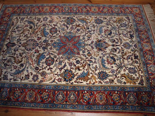 Vintage Wool and Silk Rug-LCV-1363973